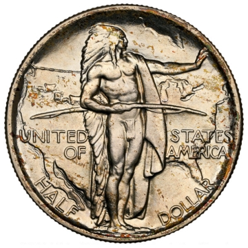 OREGON 1936 Silver Commemorative 50C PCGS MS67